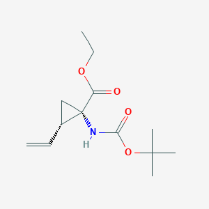 (1S,2S)-ethyl1-(tert-butoxycarbonylamino)-2-vinylcyclopropanecarboxylate