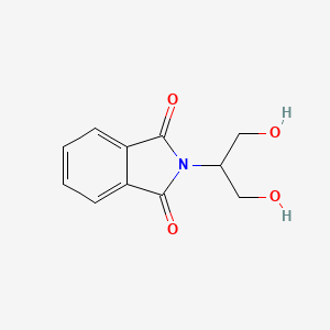 molecular formula C11H11NO4 B1400108 2-(1,3-Dihydroxypropan-2-yl)isoindoline-1,3-dione CAS No. 832730-58-2
