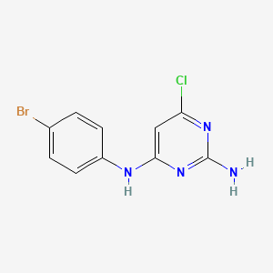 N-(4-Bromophenyl)-6-chloro-pyrimidine-2,4-diamine