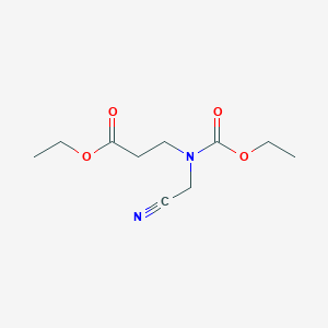 Ethyl 3-[cyanomethyl(ethoxycarbonyl)amino]propanoate