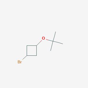 molecular formula C8H15BrO B1400122 1-Bromo-3-(tert-butoxy)cyclobutane CAS No. 1909287-94-0