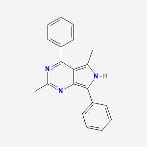 6H-Pyrrolo(3,4-d)pyrimidine, 2,5-dimethyl-4,7-diphenyl-