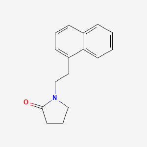 1-[2-(Naphthalen-1-yl)ethyl]pyrrolidin-2-one