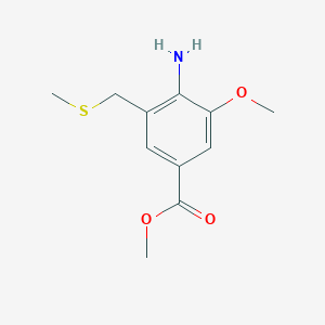 Methyl 4-Amino-3-methoxy-5-[(methylthio)methyl]benzoate