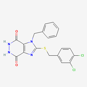 1-Benzyl-2-[(3,4-dichlorobenzyl)sulfanyl]-5,6-dihydro-1h-imidazo[4,5-d]pyridazine-4,7-dione