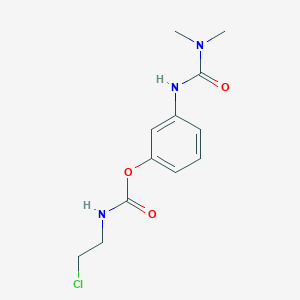 [3-(dimethylcarbamoylamino)phenyl] N-(2-chloroethyl)carbamate