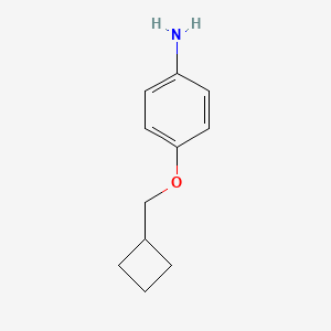 molecular formula C11H15NO B1400139 4-(环丁基甲氧基)苯胺 CAS No. 1236764-07-0