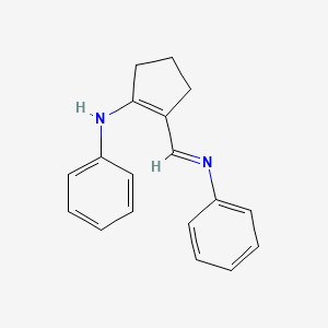 N-[2-(phenyliminomethyl)cyclopenten-1-yl]aniline