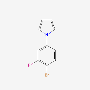 molecular formula C10H7BrFN B1400140 1-(4-溴-3-氟苯基)-1H-吡咯 CAS No. 1352213-98-9