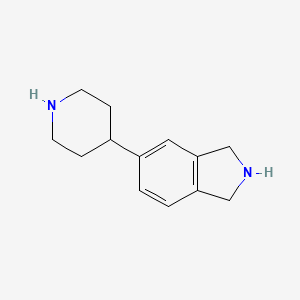 2,3-Dihydro-5-(4-piperidinyl)-1H-isoindole