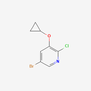 5-Bromo-2-chloro-3-cyclopropoxypyridine