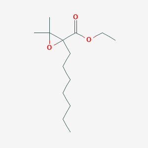 Ethyl 2-heptyl-3,3-dimethyloxirane-2-carboxylate