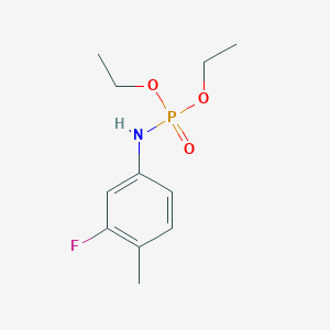 Diethyl(3-fluoro-4-methylphenyl)phosphoramidate