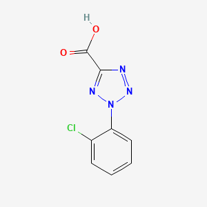 molecular formula C8H5ClN4O2 B1400146 2-(2-氯苯基)-2H-四唑-5-甲酸 CAS No. 1368525-24-9