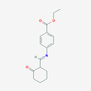 Ethyl 4-{[(e)-(2-oxocyclohexyl)methylidene]amino}benzoate