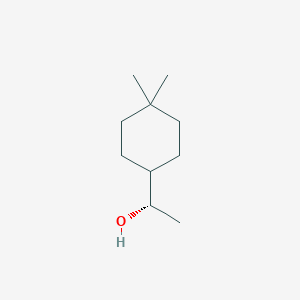 molecular formula C10H20O B1400149 (1S)-1-(4,4-二甲基环己基)乙醇 CAS No. 1423040-70-3