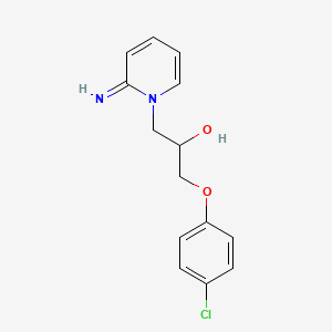 1-(4-Chlorophenoxy)-3-(2-iminopyridin-1-yl)propan-2-ol