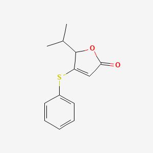 3-phenylsulfanyl-2-propan-2-yl-2H-furan-5-one