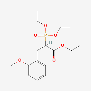 Ethyl 2-diethoxyphosphoryl-3-(2-methoxyphenyl)propanoate