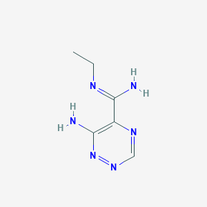 6-Amino-n'-ethyl-1,2,4-triazine-5-carboximidamide