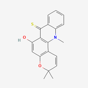 6-Hydroxy-3,3,12-trimethyl-3,12-dihydro-7H-pyrano[2,3-c]acridine-7-thione