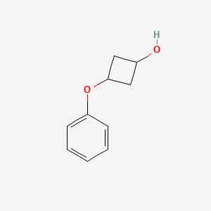 molecular formula C10H12O2 B1400159 3-苯氧基环丁醇 CAS No. 1955473-80-9