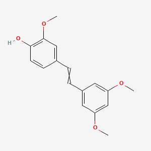 4-[2-(3,5-Dimethoxyphenyl)ethenyl]-2-methoxyphenol