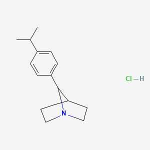 7-(4-Propan-2-ylphenyl)-1-azabicyclo[2.2.1]heptane hydrochloride