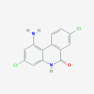 1-Amino-3,8-dichlorophenanthridin-6(5h)-one