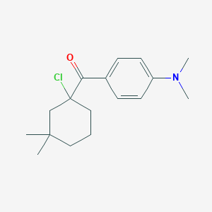 (1-Chloro-3,3-dimethylcyclohexyl)[4-(dimethylamino)phenyl]methanone