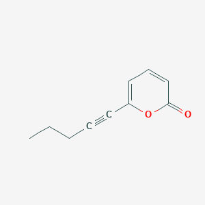 6-(Pent-1-yn-1-yl)-2h-pyran-2-one