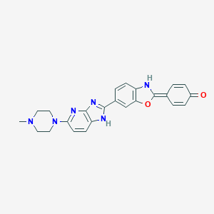 B140017 4-(5-(5-(4-Methyl-1-piperazinyl)-1H-imidazo(4,5-b)pyridin-2-yl)-2-benzoxazolyl)phenol CAS No. 126898-32-6