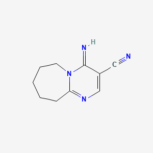 4-imino-7,8,9,10-tetrahydro-6H-pyrimido[1,2-a]azepine-3-carbonitrile