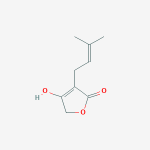 4-Hydroxy-3-(3-methylbut-2-en-1-yl)furan-2(5H)-one