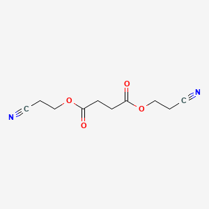 Bis(2-cyanoethyl) butanedioate