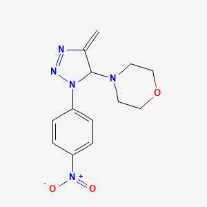 4-[5-methylidene-3-(4-nitrophenyl)-4H-triazol-4-yl]morpholine