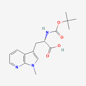 (S)-2-((tert-Butoxycarbonyl)amino)-3-(1-methyl-1H-pyrrolo[2,3-b]pyridin-3-yl)propanoic acid