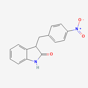 3-(4-Nitrobenzyl)-1,3-dihydro-2h-indol-2-one