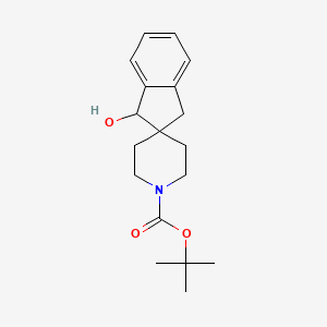 Tert-butyl 3-hydroxy-1,3-dihydrospiro[indene-2,4'-piperidine]-1'-carboxylate