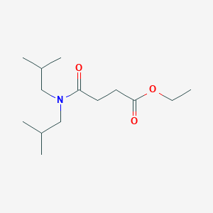 Ethyl 4-[bis(2-methylpropyl)amino]-4-oxobutanoate