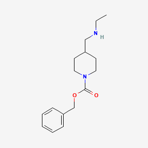 molecular formula C16H24N2O2 B1400194 4-乙基氨基甲基-哌啶-1-羧酸苄酯 CAS No. 1353983-35-3