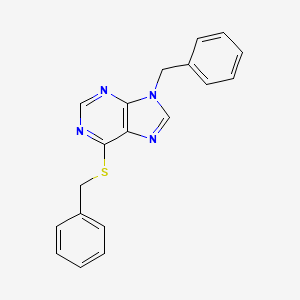 9-Benzyl-6-(benzylsulfanyl)-9h-purine