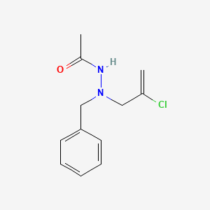 N'-benzyl-N'-(2-chloroprop-2-enyl)acetohydrazide