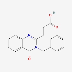 3-(3-Benzyl-4-oxo-3,4-dihydroquinazolin-2-yl)propanoic acid