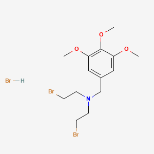 2-bromo-N-(2-bromoethyl)-N-[(3,4,5-trimethoxyphenyl)methyl]ethanamine