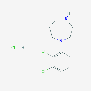 B1400214 1-(2,3-Dichlorophenyl)-1,4-diazepane hydrochloride CAS No. 839712-09-3