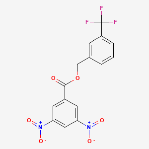 [3-(Trifluoromethyl)phenyl]methyl 3,5-dinitrobenzoate