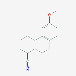 6-Methoxy-4a-methyl-1,2,3,4,4a,9,10,10a-octahydrophenanthrene-1-carbonitrile