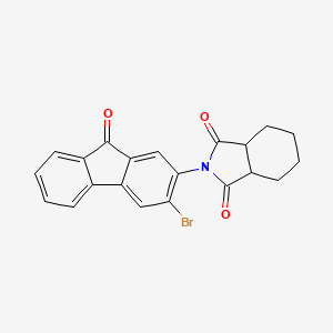 2-(3-Bromo-9-oxo-9h-fluoren-2-yl)hexahydro-1h-isoindole-1,3(2h)-dione