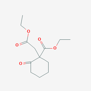 Ethyl 1-(2-ethoxy-2-oxoethyl)-2-oxocyclohexane-1-carboxylate